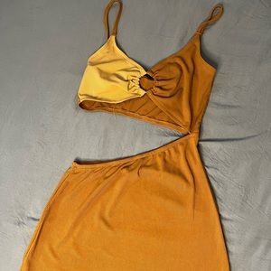 Rib knit Bodycon dress